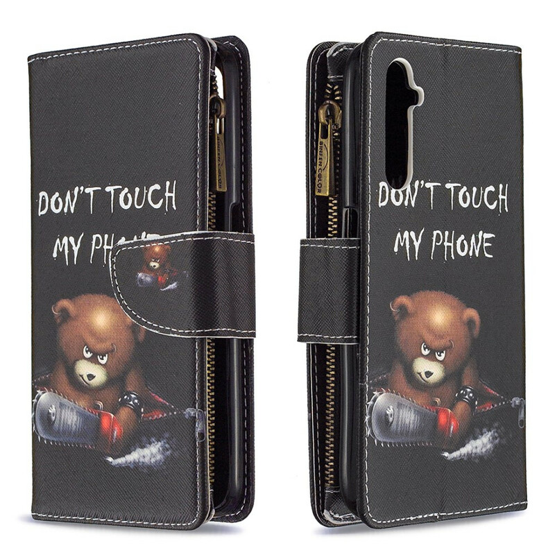 Realme 6 vetoketjullinen Pocket Bear Case