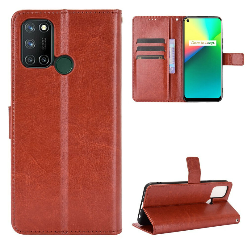 Realme 7i Flashy keinonahkakotelo Realme 7i Flashy keinonahkakotelo