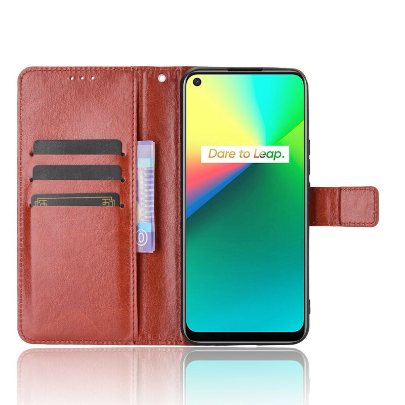 Realme 7i Flashy keinonahkakotelo Realme 7i Flashy keinonahkakotelo