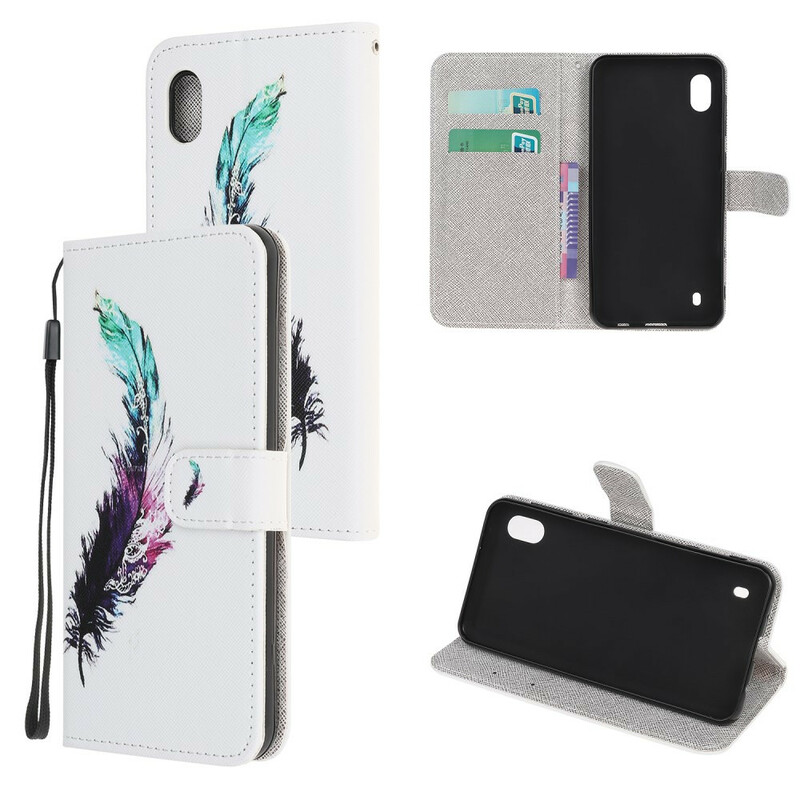 Samsung Galaxy A10 Feather Strap Case