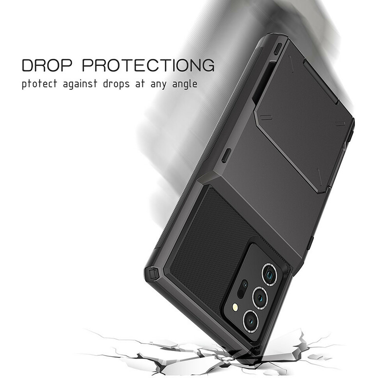 Samsung Galaxy Note 20 Ultra Card Case Trap ja jalusta
