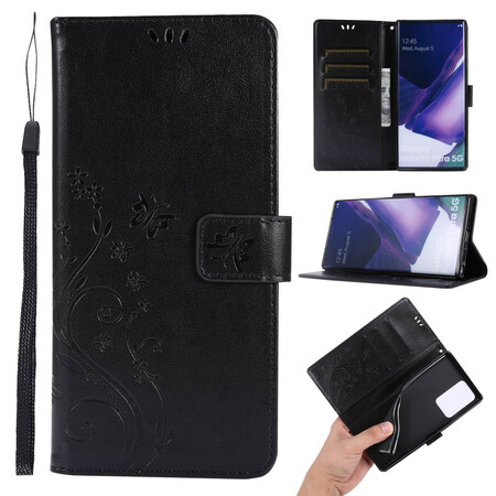 Samsung Galaxy Note 20 Ultra Kotelo Perhosia tuulessa