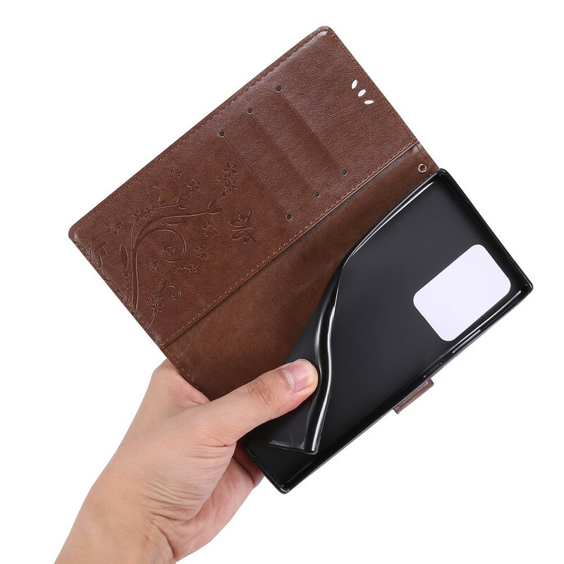 Samsung Galaxy Note 20 Ultra Kotelo Perhosia tuulessa