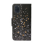 Samsung Galaxy A31 Star ja Glitter Kotelo hihnalla