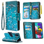 Samsung Galaxy A51 vetoketjullinen kotelo puu Samsung Galaxy A51 vetoketjullinen kotelo puu