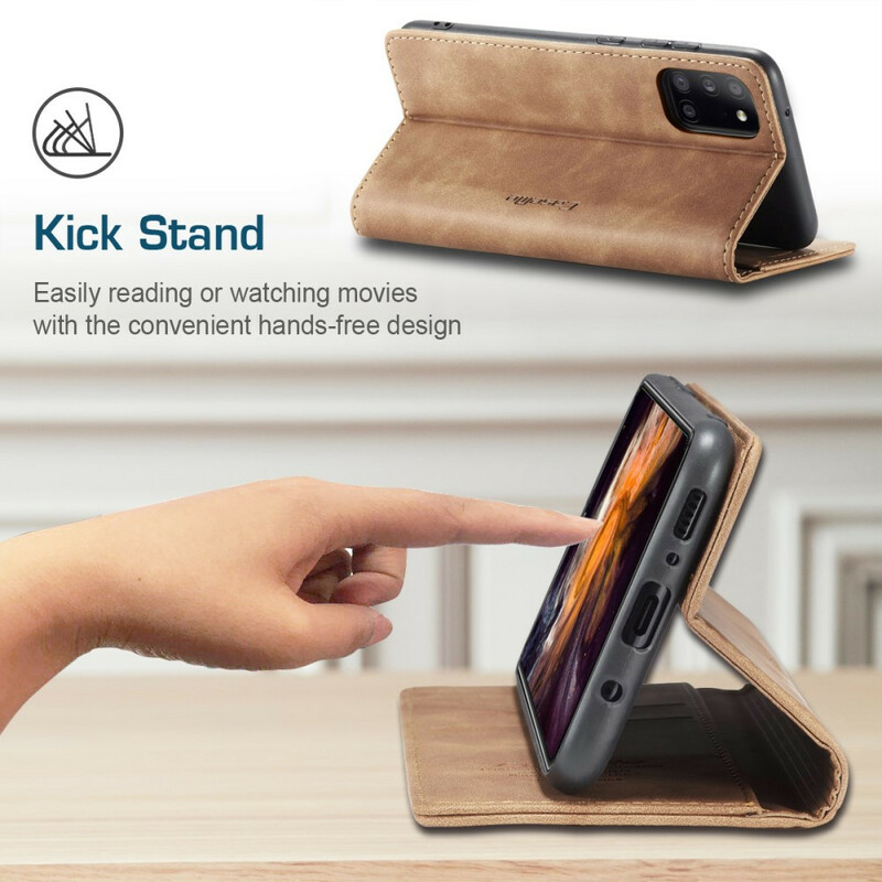 Flip Cover Samsung Galaxy A31 CASEME keinonahkainen kansi