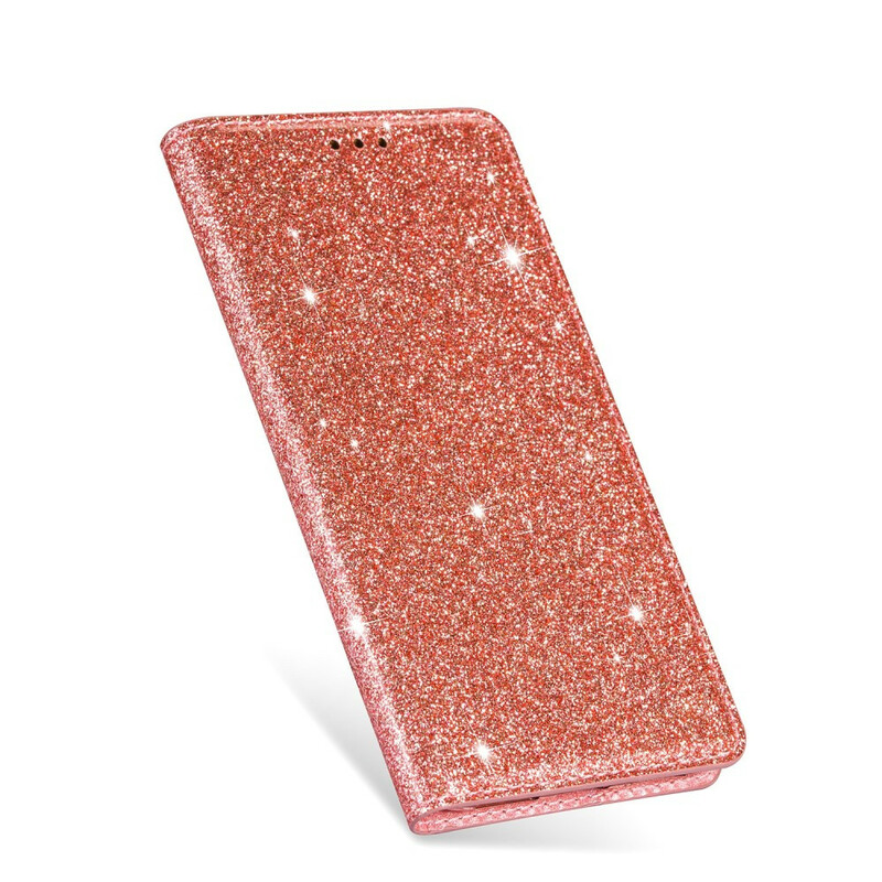 Flip Cover Samsung Galaxy A31 tyyli Glitter