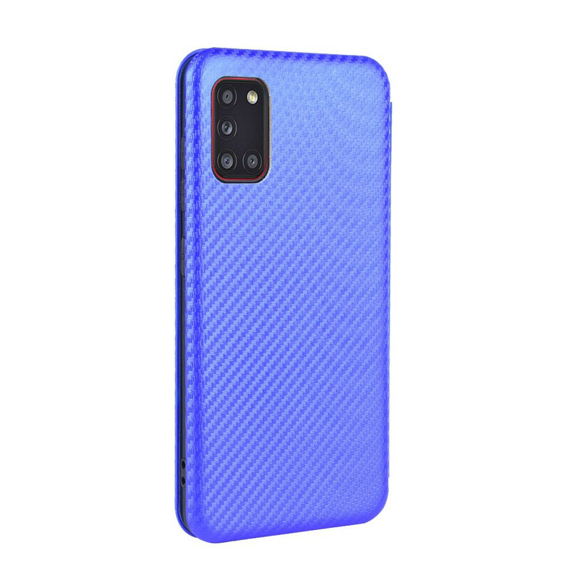 Flip Cover Samsung Galaxy A31 Hiilikuitukansi