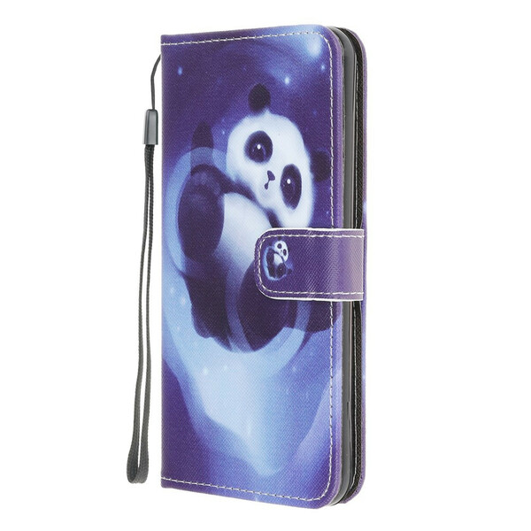 Samsung Galaxy A12 Panda Space Strap Case Samsung Galaxy A12 Panda Space Strap Case