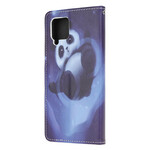 Samsung Galaxy A12 Panda Space Strap Case Samsung Galaxy A12 Panda Space Strap Case