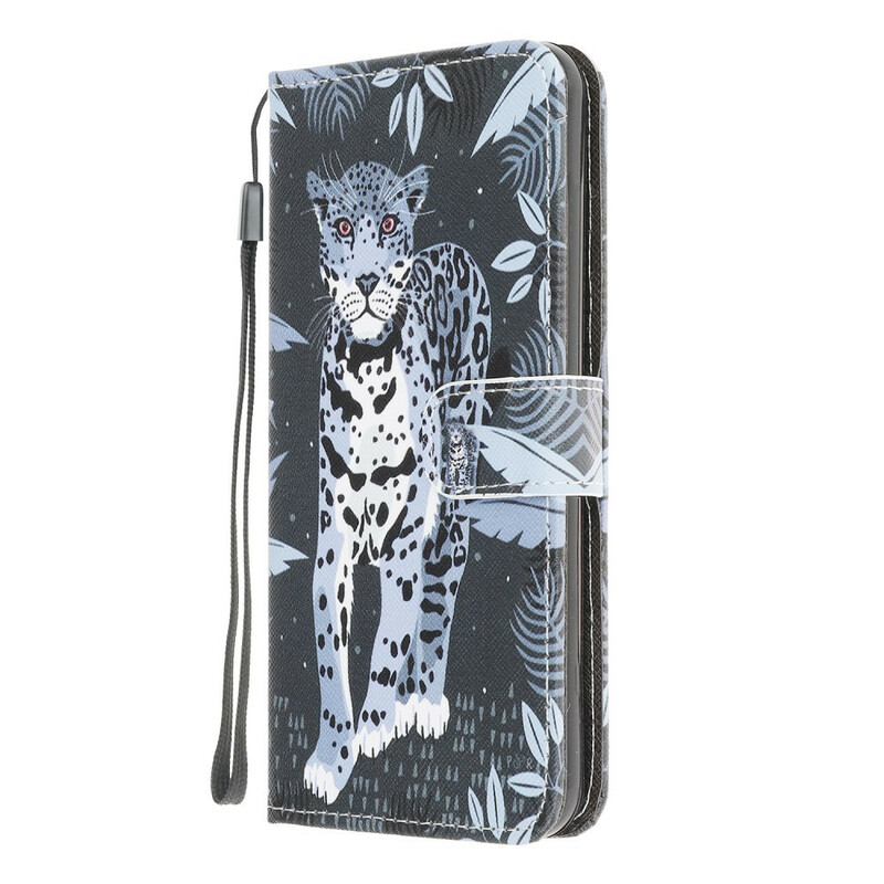 Samsung Galaxy A12 Leopardi hihna tapauksessa