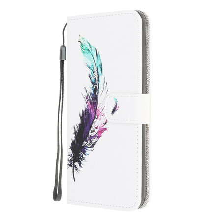Samsung Galaxy A12 Feather Strap Case