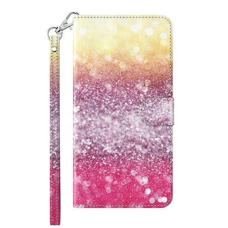 Samsung Galaxy A12 Gradient Glitter Case Magentas