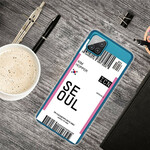 Samsung Galaxy A12 boarding pass to Seoul Case
