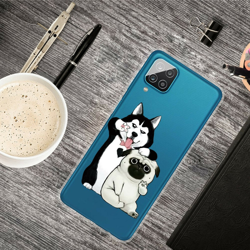 Samsung Galaxy A12 Funny Dogs Case