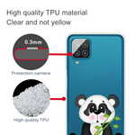 Samsung Galaxy A12 Clear Case Surullinen Panda
