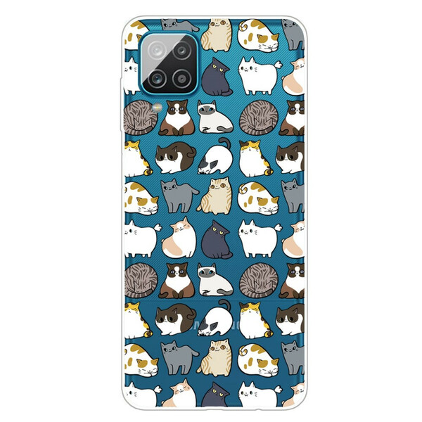 Samsung Galaxy A12 Case Top Cats