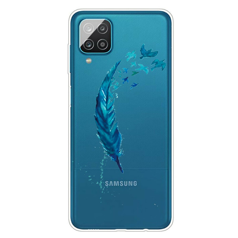 Samsung Galaxy A12 Kaunis Feather Case