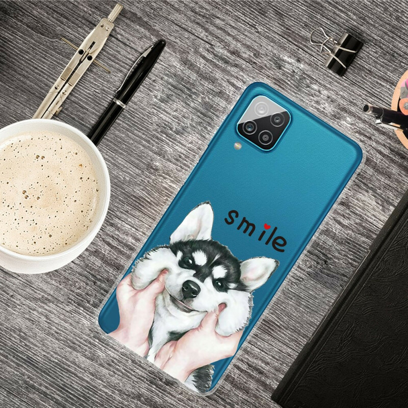 Samsung Galaxy A12 Smile Dog Case