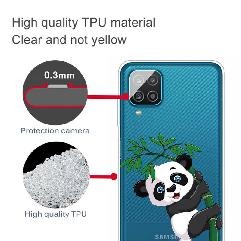 Samsung Galaxy A12 selkeä asia Panda Bambu Bambu