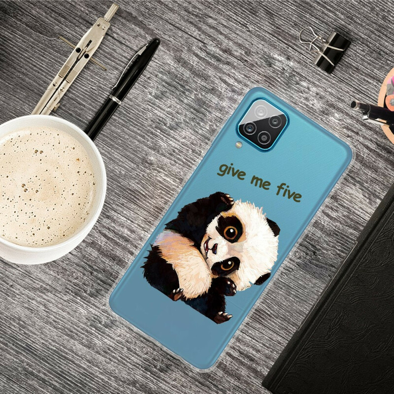 Samsung Galaxy A12 Clear Case Panda Anna minulle viisi dollaria