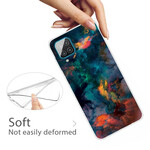 Samsung Galaxy A12 Case Värilliset pilvet