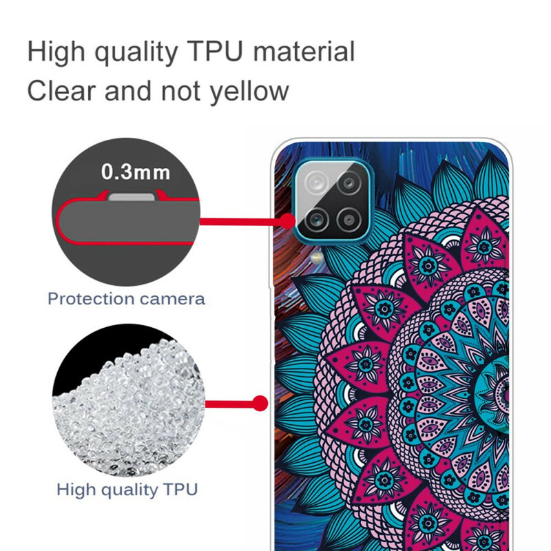 Samsung Galaxy A12 Mandala Color Case