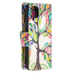 Samsung Galaxy A12 vetoketjullinen tasku Tree Case