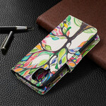 Samsung Galaxy A12 vetoketjullinen tasku Tree Case