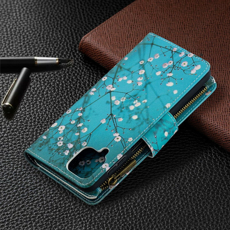 Samsung Galaxy A12 vetoketjullinen tasku Tree Case Samsung Galaxy A12 vetoketjullinen tasku Tree Case