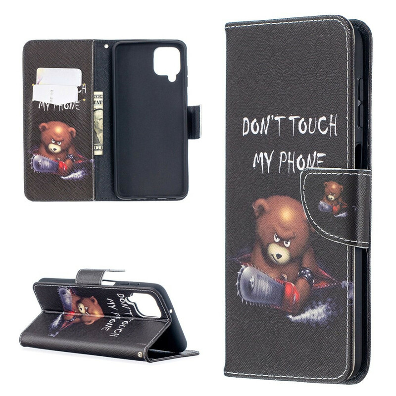 Samsung Galaxy A12 Vaarallinen karhu Case
