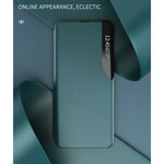Näytä kansi Samsung Galaxy A12 keinonahkainen kuvioitu kansi