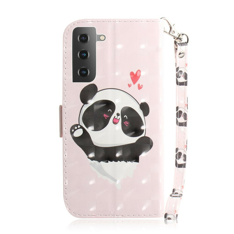 Samsung Galaxy S21 5G Panda hihnan kotelo