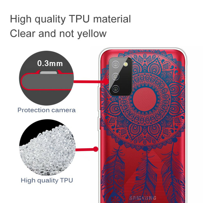 Samsung Galaxy A02s Mandala Floral Case ainutlaatuinen