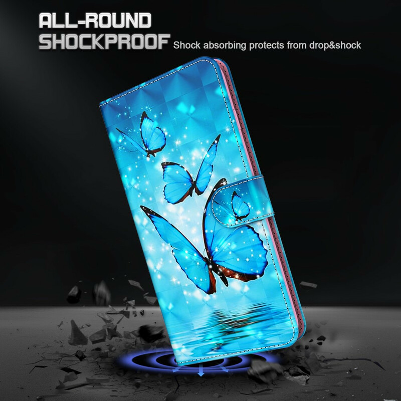 Samsung Galaxy S21 5G Case Flying Blue Perhoset