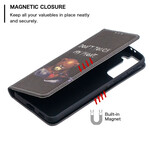 Flip Cover Samsung Galaxy S21 5G Vaarallinen karhu