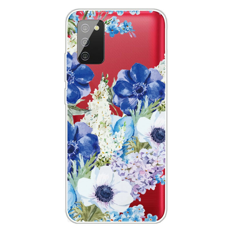 Samsung Galaxy A02s Kirkas akvarelli kukka tapauksessa