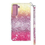 Samsung Galaxy S21 Plus 5G Glitter Case Magenta