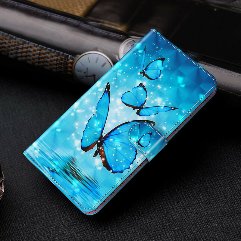 Samsung Galaxy S21 Plus 5G Case Flying Blue Perhoset