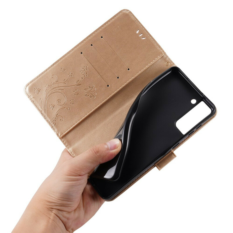 Samsug Galaxy S21 Plus 5G Case Perhosia tuulessa