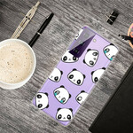 Samsung Galaxy S21 Plus 5G Kirkas suojakuori Sentimental Pandas