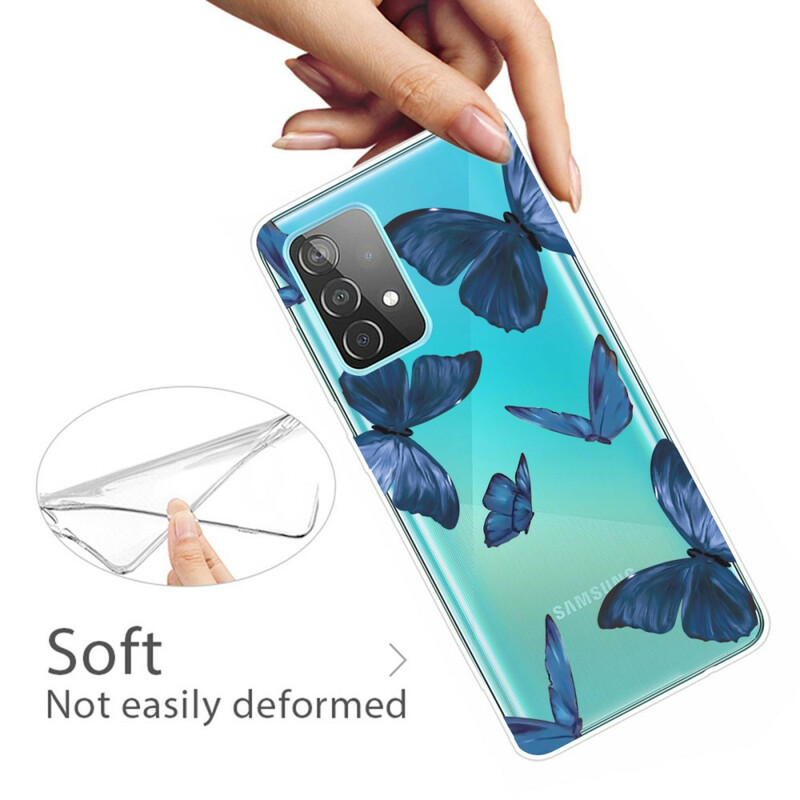 Samsung Galaxy A72 5G Case Wild Butterflies (villi perhosia)