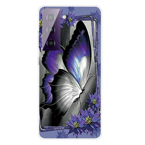 Samsung Galaxy S21 Plus 5G Butterfly Case Royal Samsung Galaxy S21 Plus 5G Butterfly Case Royal