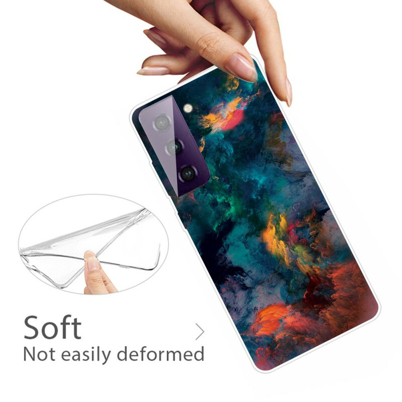 Samsung Galaxy S21 5G Case Värilliset pilvet