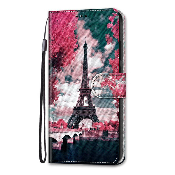 Samsung Galaxy S21 Plus 5G tapauksessa Pariisi kukkia varten