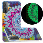 Samsung Galaxy S21 5G Mandala Mandala värikäs fluoresoiva asia