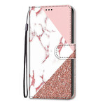 Samsung Galaxy S21 5G Triangle Marble Glitter Case Samsung Galaxy S21 5G Triangle Marble Glitter Case