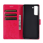 Samsung Galaxy S21 5G Case Perhosia tuulessa