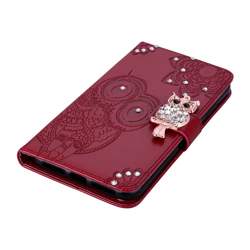 Samsung Galaxy S21 5G Case Mandala Pöllö ja Charm